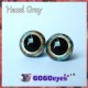 1 Pair 12mm or 15mm Hazel Grey eyes, Safety eyes, Animal Eyes, Round eyes